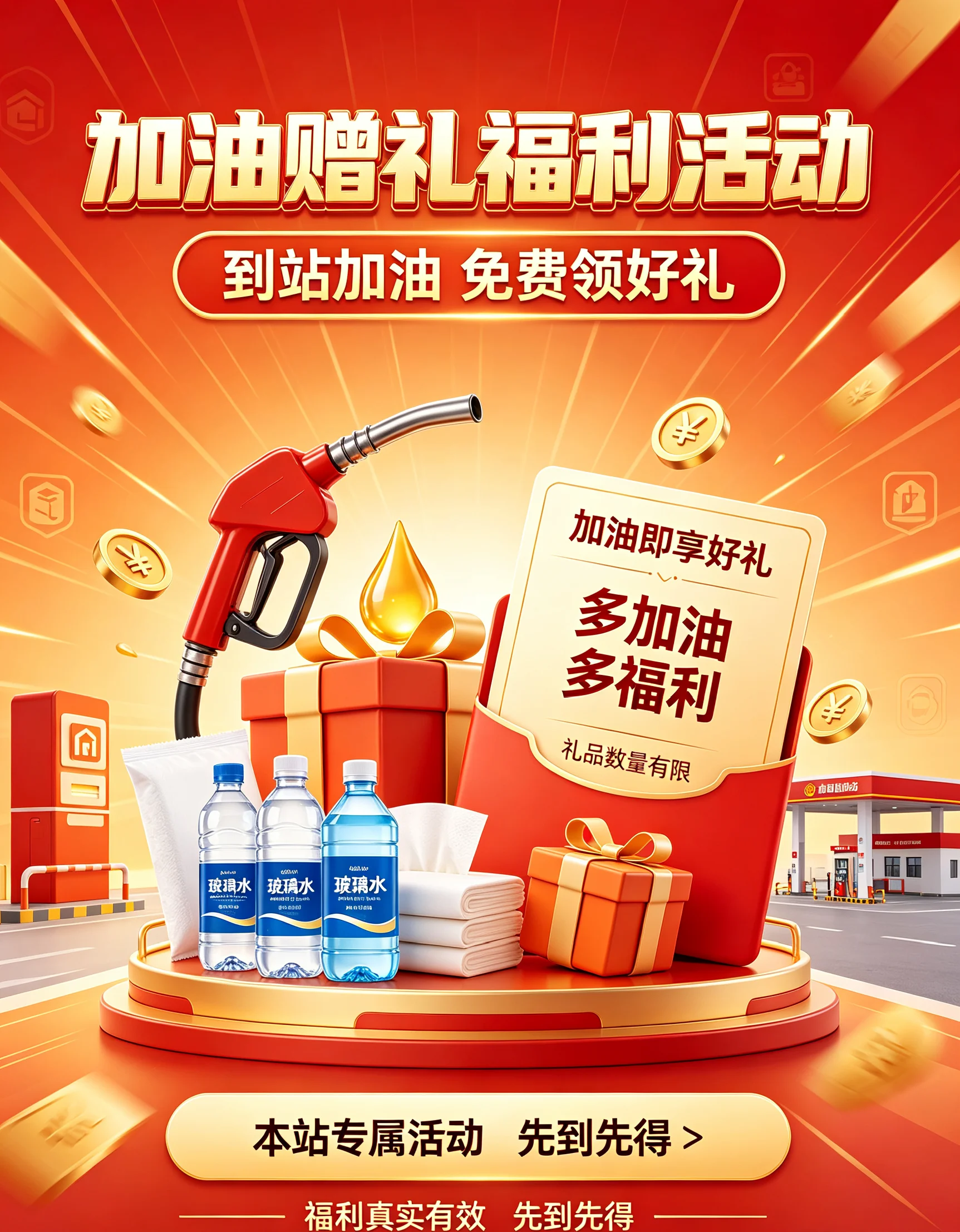 加油赠礼福利活动